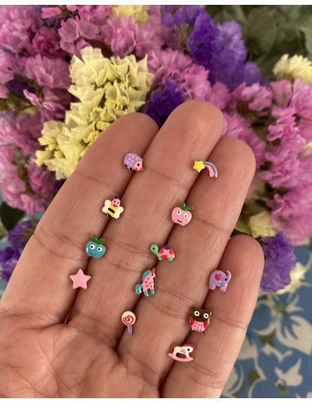 Pendientes Minis Infantil | Bacu Joyas y Complementos