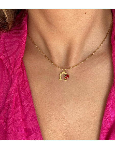 Collar Mariquita y Herradura | Bacu Joyas