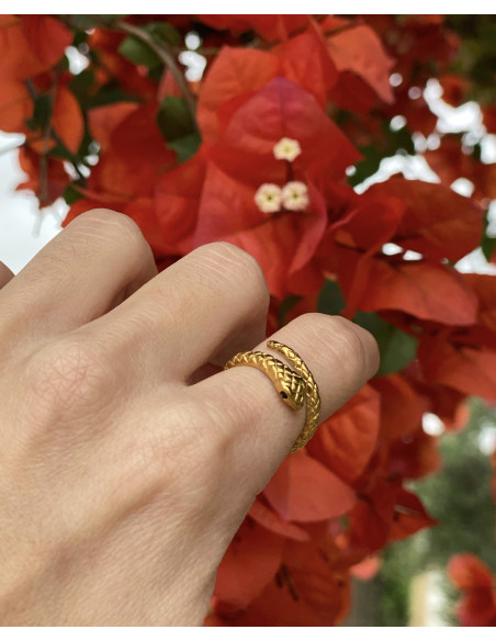 Anillo Serpiente | Bacu Joyas y Complementos