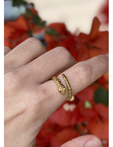 Anillo Serpiente | Bacu Joyas y Complementos
