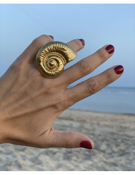 Anillo Caracol de Mar