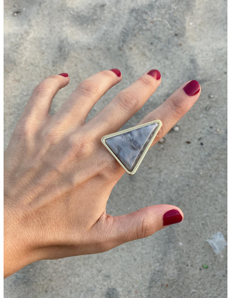 Anillo Pirámide | Bacu Joyas y Complementos