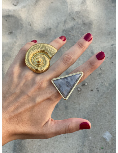 Anillo Pirámide | Bacu Joyas y Complementos