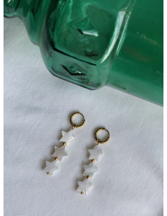 Aros Estrella Nácar