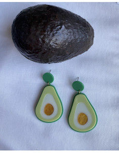 Pendientes Aguacate Grande
