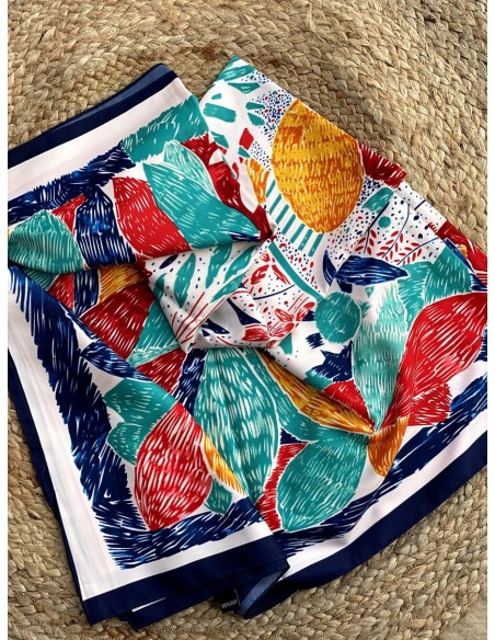 Pañuelo Rama Azul- Bacu Joyas y Complementos