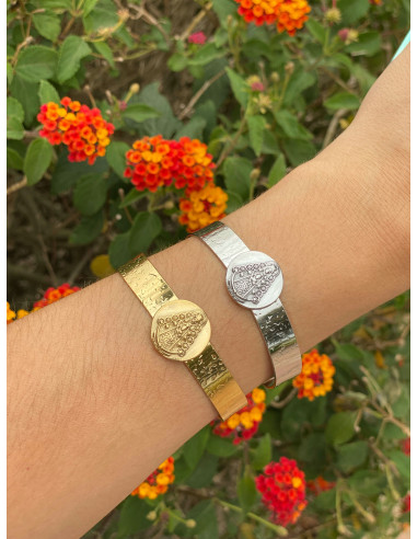 Pulsera Aro Virgen del Rocío | Bacu Joyas