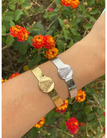 Pulsera Aro Virgen del Rocío | Bacu Joyas