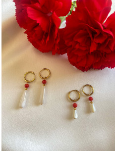 Aros Naquita Corto | Bacu Joyas y Complementos