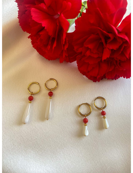 Aros Naquita Corto | Bacu Joyas y Complementos