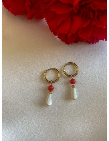 Aros Naquita Corto | Bacu Joyas y Complementos