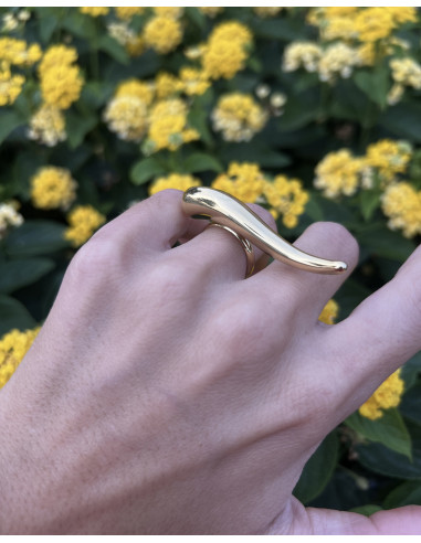 Anillo Cuerno | Bacu Joyas y Complementos