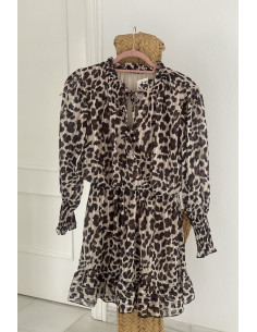 Vestido estampado animal print