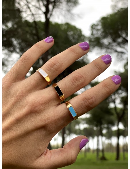 Anillos Mini Sellos - Bacu Joyas y Complementos