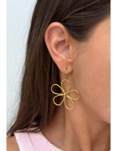 Aros Margarita Mediana | Bacu Joyas y Complementos