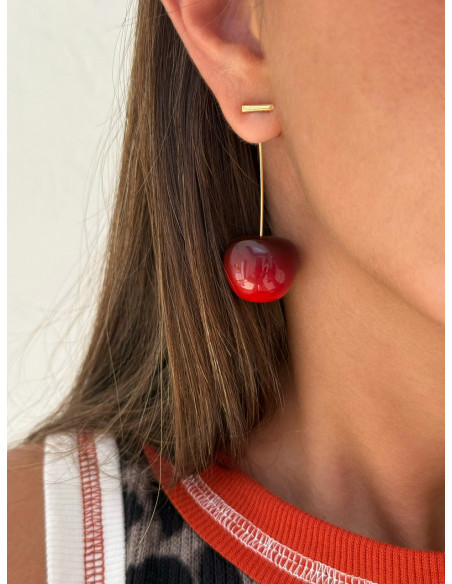 Pendientes Cerezas | Bacu Joyas y Complementos
