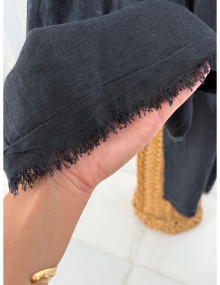 Pantalón Lino Negro