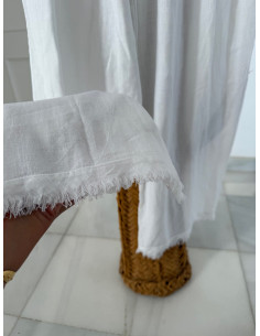 Pantalón Lino Blanco 2