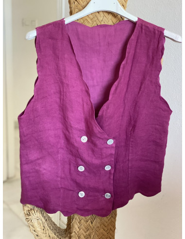 Chaleco Loreto Fucsia