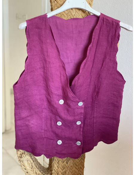 Chaleco Loreto Fucsia