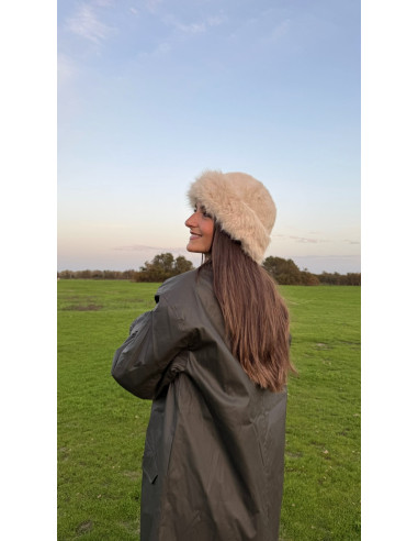 Gorro Pelo Beige | Bacu Joyas y Complementos