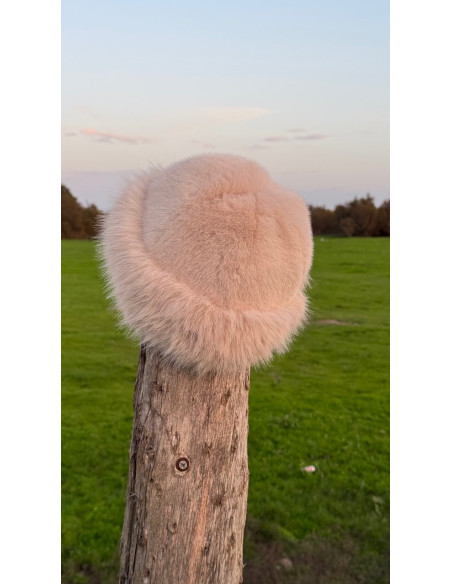 Gorro Pelo Beige | Bacu Joyas y Complementos