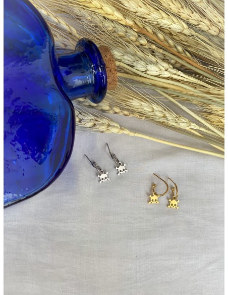 Aros Calavera - Bacu Joyas y Complementos