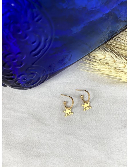 Aros Calavera - Bacu Joyas y Complementos