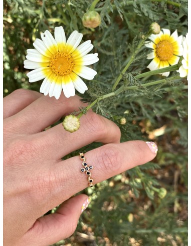Anillo Cruz Color - Bacu Joyas y Complementos