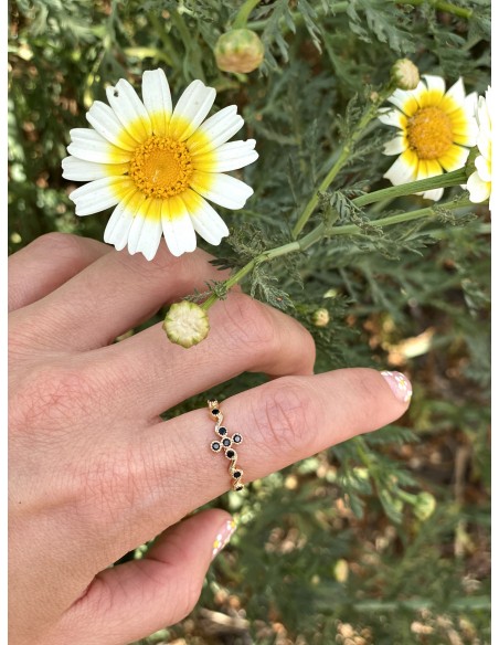 Anillo Cruz Color - Bacu Joyas y Complementos