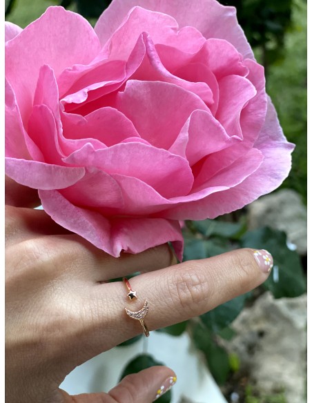 Anillo Luna y Estrella - Bacu Joyas y Complementos