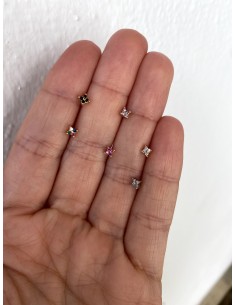 Mini Pendientes Flor