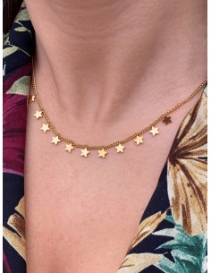 Colgante Cadena Estrellas