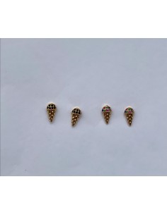 Pendiente Mini Cucurucho - Bacu Joyas y Complementos