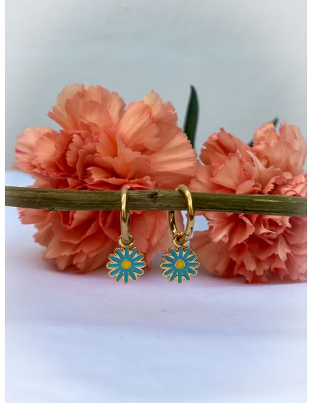 Pendientes Aro Margarita | Bacu Joyas y Complementos