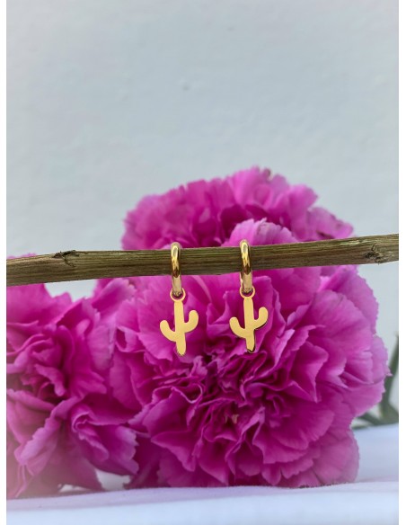 Aros Cactus - Bacu Joyas y Complementos