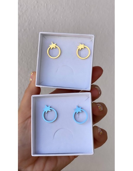 Pendientes Star - Bacu Joyas y Complementos