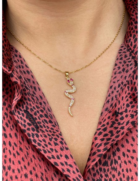 Colgante Mini Snake - Bacu Joyas y Complementos