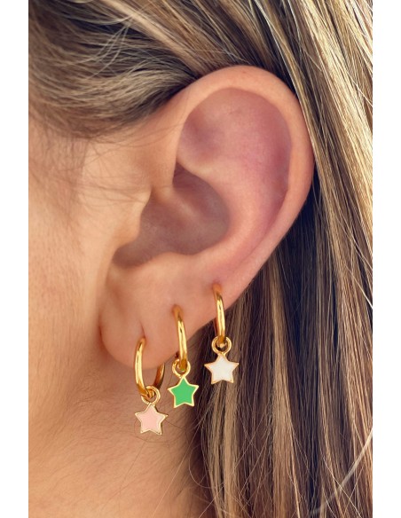 Aros Mini Estrella - Bacu Joyas y Complementos