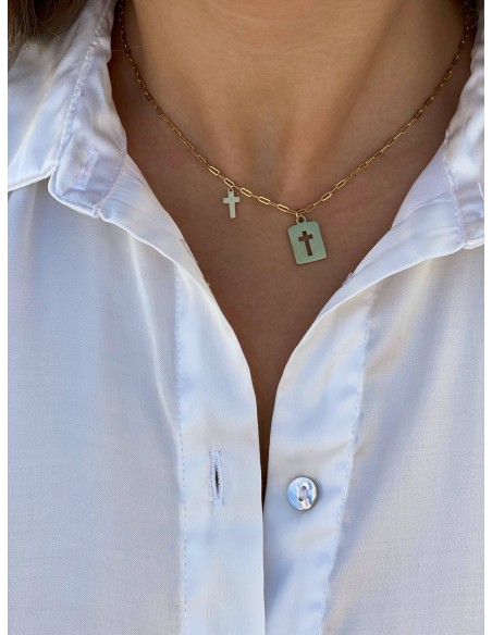 Colgante Cross - Bacu Joyas y Complementos