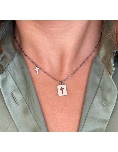 Colgante Cross - Bacu Joyas y Complementos