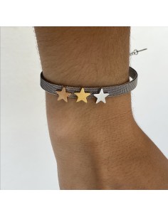 Pulsera Malla Estrellas - Bacu Joyas y Complementos