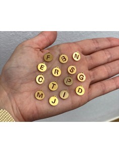 Chapa Iniciales Caladas - Bacu Joyas y Complementos
