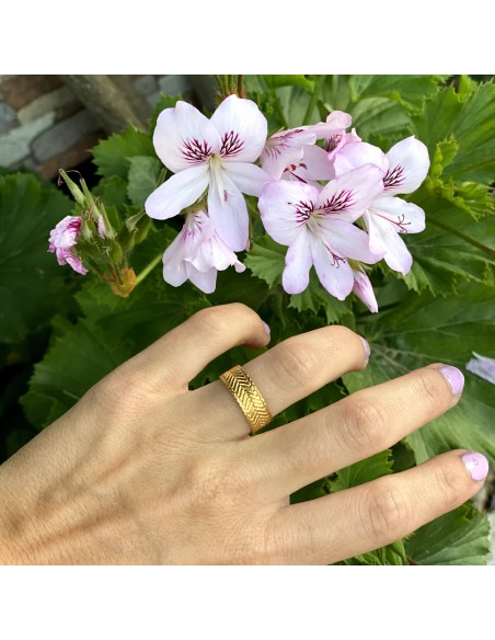 Anillo Espiga - Bacu Joyas y Complementos