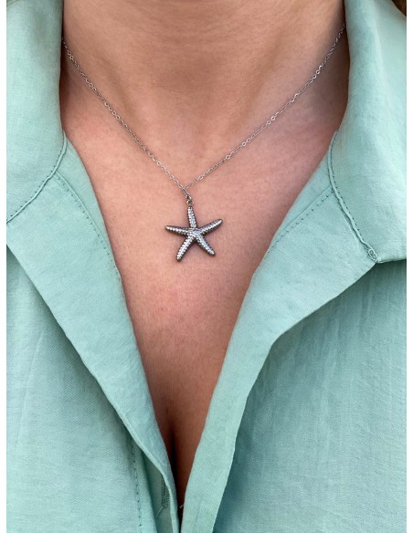 Colgante Estrella de Mar Medium - Bacu Joyas y Complementos