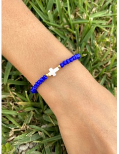Pulsera Cruz Nácar - Bacu Joyas y Complementos 2