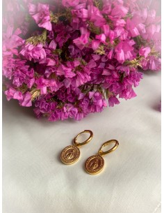 Aros Virgen de Guadalupe - Bacu Joyas y Complementos