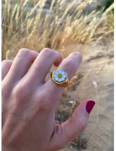Anillo Sello Margarita
