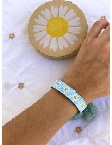 Pulseras Margaritas Blancas |  Bacu Joyas y Complementos