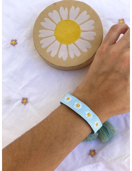 Pulseras Margaritas Blancas |  Bacu Joyas y Complementos